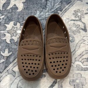 Brown Boys Floafers Tan